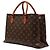 Borsa Tote Louis Vuitton Monogram Flower marrone - vista 2