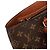 Borsa Tote Louis Vuitton Monogram Flower marrone - vista 8