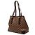 Borsa Tote Louis Vuitton Damier Ebene Hampstead MM marrone - vista 2
