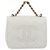 Chanel Beauty Begins Flap in agnello trapuntato Bianco