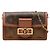Portafoglio con catena Dauphine Monogram Reverse Louis Vuitton marrone a tracolla crossbody