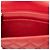 Borsa a tracolla Chanel Mini Square Classic Caviar con patta singola rossa Rosso - vista 5