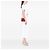 Borsa a tracolla Chanel Mini Square Classic Caviar con patta singola rossa Rosso - vista 6