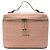Necessaire Diortravel em canvas Cannage D Lite rosa da Dior