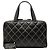 Borsa Chanel CC in agnello nero con cuciture wild stitch - vista 8