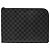 Clutch Pochette Jour GM in Damier Graphite nero Louis Vuitton