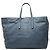 Tote in pelle granulata grande blu Gucci