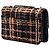 Borsa a tracolla Chanel Medium Quilted Tweed Beauty Lock Flap Nera Nero - vista 2