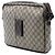 Borsa a tracolla Gucci GG Supreme Interlocking G beige - vista 2