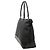 Tote in denim Gucci GG nero - vista 2