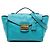 Borsa Blue Prada Vitello Daino Sound Lock