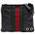 Borsa a tracolla Gucci Fiat 500 Medium GG Imprime Web nera Nero