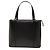 Borsa a mano in pelle nera Burberry Nero