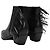 Botines con flecos negros Saint Laurent Wyatt Talla 37.5 - vista 4