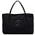 Borsa a mano in nylon Zucca nero Fendi