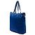 Borsa Tote Convertible con Zip Blu Prada Tessuto - vista 2