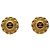 Orecchini a clip in smalto placcato oro Gold Chanel CC D'oro