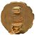 Orecchini a clip in smalto placcato oro Gold Chanel CC D'oro - vista 3