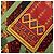 Sciarpa di seta rossa Hermès Brins d Or 90 Scarves Rosso - vista 2