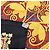 Sciarpa di seta rossa Hermès Brins d Or 90 Scarves Rosso - vista 5