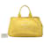 Tote Borsa Prada Large Canvas Canapa Logo gialla Giallo - vista 9