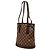 Bucket Borsa a secchiello Marais Damier Ebene marrone Louis Vuitton - vista 2