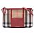 Burberry House Check Canvas Umhängetasche Braun