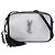 Borsa Camera Lou in tela monogramma bianca Saint Laurent Bianco