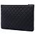 Clutch Chanel Large Quilted Nylon O Case Black Nero - vista 2