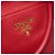 Borsa Tote Convertibile con Tasca Anteriore in Vitello Daino Rosso Prada - vista 5