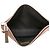 Pochette e borsa a mano piatta in pelle marrone con Anagramma LOEWE - vista 4