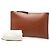 Pochette e borsa a mano piatta in pelle marrone con Anagramma LOEWE - vista 8