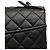 Borsa a tracolla Chanel Medium Quilted Goatskin CC University Flap Nera Nero - vista 10