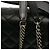 Borsa a tracolla Chanel Medium Quilted Goatskin CC University Flap Nera Nero - vista 11
