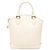 Borsa a mano verticale Louis Vuitton Epi Lockit bianca Bianco