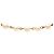 Collar de doble vuelta chapado en oro con perlas falsas Chanel CC Gold Dorado - vista 3