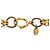 Collar de doble vuelta chapado en oro con perlas falsas Chanel CC Gold Dorado - vista 4