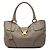 Borsa a tracolla Prada Vitello Daino grigia Grigio