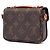 Borsa Louis Vuitton Monogram Micro Metis marrone - vista 2