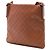 Borsa messenger piatta Gucci Guccissima marrone - vista 2