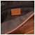 Borsa messenger piatta Gucci Guccissima marrone - vista 5