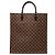 Borsa Tote Louis Vuitton Damier Ebene marrone