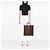 Borsa Tote Louis Vuitton Damier Ebene marrone - vista 7