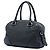 Borsa Boston con tasca frontale in Vitello Daino nero Prada - vista 2
