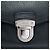 Borsa Boston con tasca frontale in Vitello Daino nero Prada - vista 4
