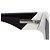White & Black Prada Color Block Rectangular Sunglasses - view 3