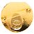 Spilla rotonda Chanel CC placcata oro Gripoix D'oro - vista 3