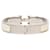 Bracelet Clic Clac H étroit en émail blanc Hermès PM  - vue 3