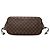 Borsa Tote Neverfull MM in Damier Ebene marrone Louis Vuitton - vista 3