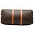 Borsa da viaggio marrone Louis Vuitton Monogram Keepall Bandouliere 50 - vista 3